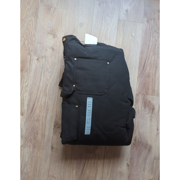 Carhartt Arctic Quilt Lined Duck Bib Overalls Mens 44 w x 34 l $160 - Picture 2 of 7